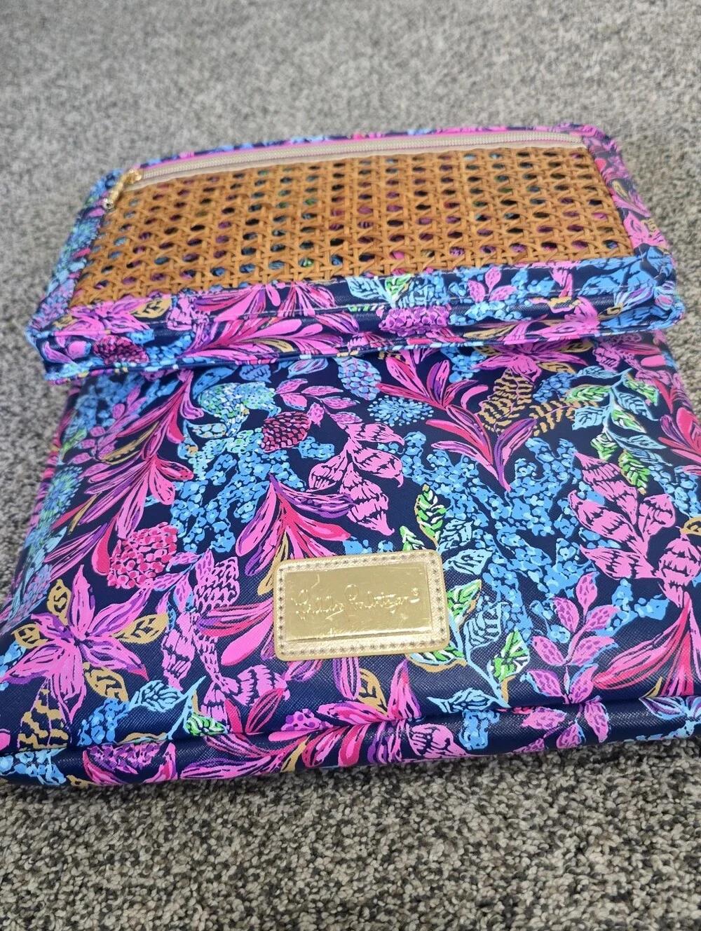 Lilly Pulitzer Calypso Coast Faux Leather 14